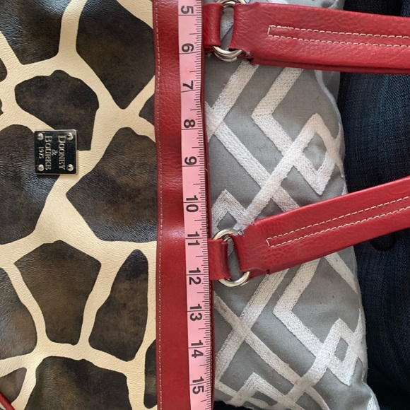Dooney and Brooke giraffe print purse. - Picture 7 of 8